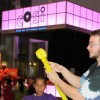 Evan at COSI with Balloons